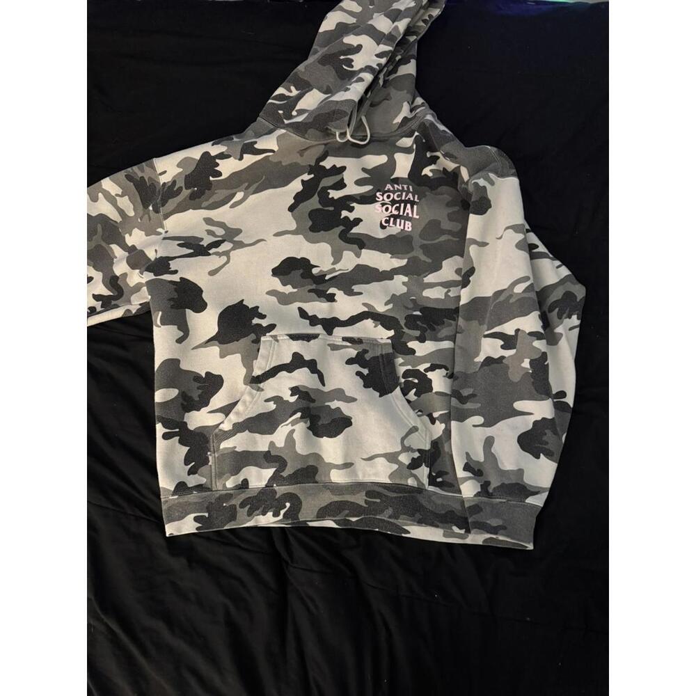 Anti Social Social Club Camo Hoodie - XL
